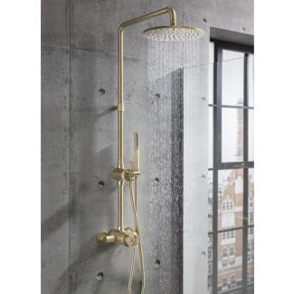 Crosswater Union Brushed Brass Multifunction Shower Valve Kit