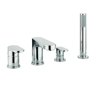 Crosswater Style Bath Shower Mixer 4 Hole Set