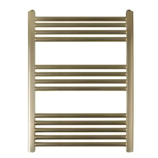 Just Taps VOS Radiator Brushed Brass 800 X 600